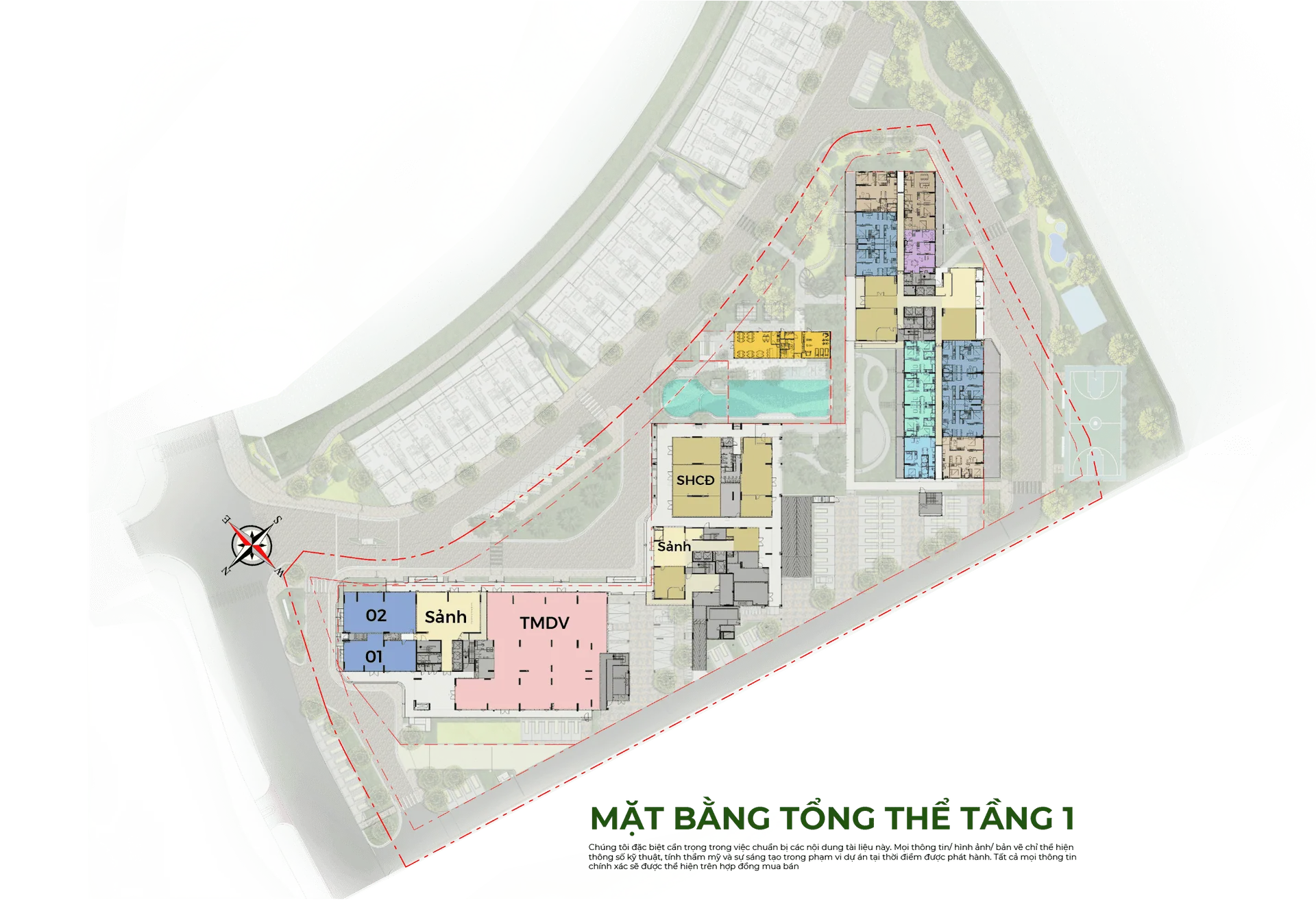 Mặt bằng thiết kế Trellia Cove